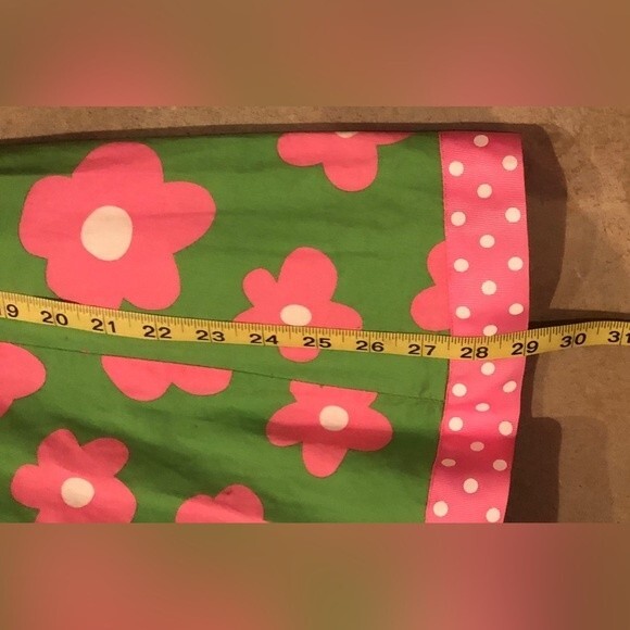 Bonnie Jean Size 6X Polka Dot Bow Floral Twirl Dress - Picture 10 of 10